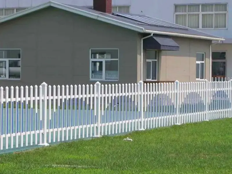 PVC fence with CPE135A application