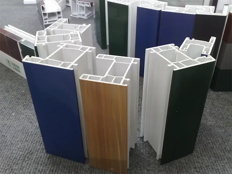 PVC profiles using CPE135A chlorinated polyethylene