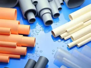 CPE, ACR, and MBS impact modifiers used in PVC pipes, profiles, and transparent products